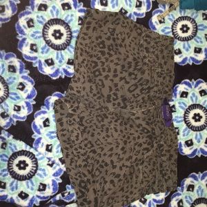 Cheetah print shorts